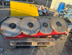 Barra de corte de 4 discos